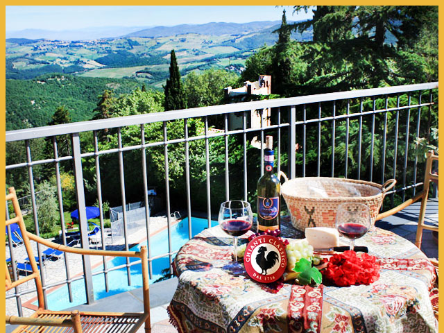 Bed and Breakfast Chianti con piscina camere appartamento Toscana